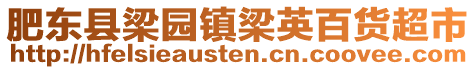 肥東縣梁園鎮(zhèn)梁英百貨超市