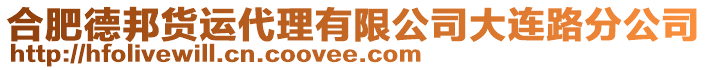 合肥德邦貨運(yùn)代理有限公司大連路分公司