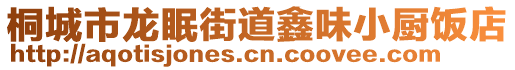 桐城市龍眠街道鑫味小廚飯店