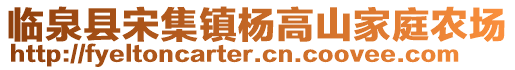 臨泉縣宋集鎮(zhèn)楊高山家庭農場