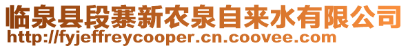 臨泉縣段寨新農(nóng)泉自來(lái)水有限公司