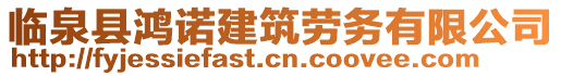 臨泉縣鴻諾建筑勞務(wù)有限公司