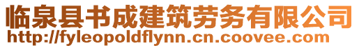 臨泉縣書成建筑勞務(wù)有限公司