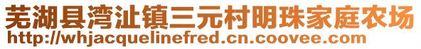 蕪湖縣灣沚鎮(zhèn)三元村明珠家庭農(nóng)場