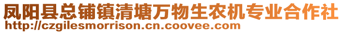 凤阳县总铺镇清塘万物生农机专业合作社