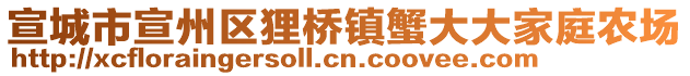 宣城市宣州區(qū)貍橋鎮(zhèn)蟹大大家庭農(nóng)場(chǎng)