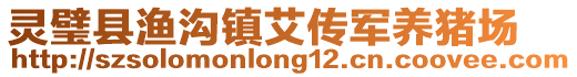 靈璧縣漁溝鎮(zhèn)艾傳軍養(yǎng)豬場(chǎng)