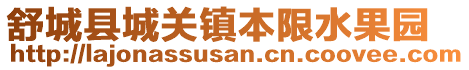 舒城县城关镇本限水果园