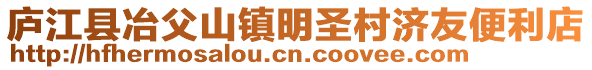 庐江县冶父山镇明圣村济友便利店