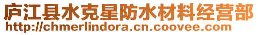 廬江縣水克星防水材料經(jīng)營部