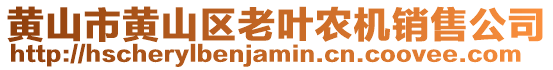 黃山市黃山區(qū)老葉農(nóng)機(jī)銷售公司