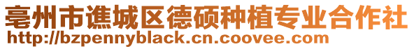 亳州市譙城區(qū)德碩種植專業(yè)合作社