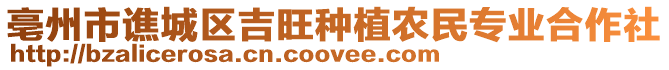 亳州市譙城區(qū)吉旺種植農(nóng)民專業(yè)合作社