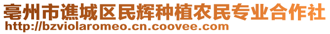 亳州市譙城區(qū)民輝種植農(nóng)民專業(yè)合作社