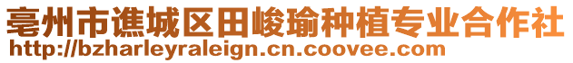 亳州市譙城區(qū)田峻瑜種植專業(yè)合作社