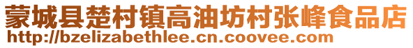 蒙城县楚村镇高油坊村张峰食品店