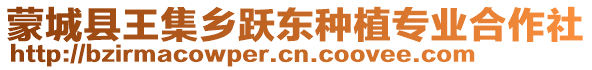 蒙城縣王集鄉(xiāng)躍東種植專業(yè)合作社