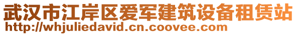 武汉市江岸区爱军建筑设备租赁站