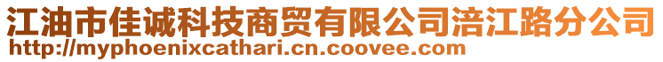 江油市佳誠科技商貿(mào)有限公司涪江路分公司