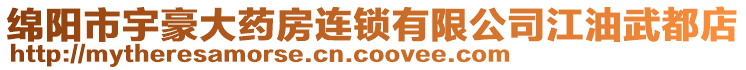 綿陽市宇豪大藥房連鎖有限公司江油武都店