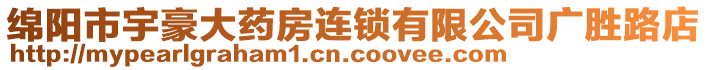 綿陽市宇豪大藥房連鎖有限公司廣勝路店