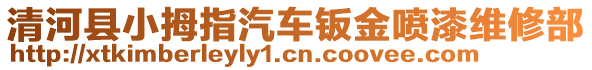 清河縣小拇指汽車鈑金噴漆維修部