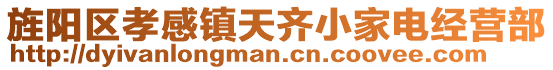 旌陽區(qū)孝感鎮(zhèn)天齊小家電經(jīng)營部