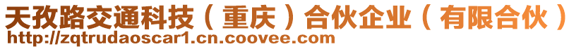 天孜路交通科技（重慶）合伙企業(yè)（有限合伙）