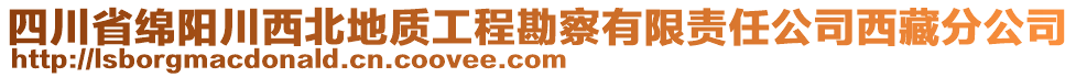 四川省綿陽(yáng)川西北地質(zhì)工程勘察有限責(zé)任公司西藏分公司