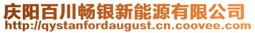 慶陽百川暢銀新能源有限公司