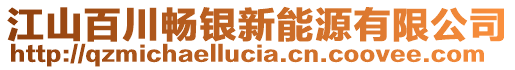 江山百川暢銀新能源有限公司