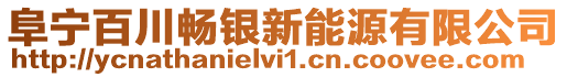 阜寧百川暢銀新能源有限公司