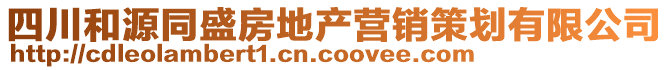 四川和源同盛房地產(chǎn)營銷策劃有限公司