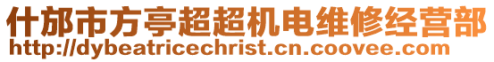 什邡市方亭超超機電維修經營部