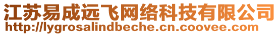 江蘇易成遠(yuǎn)飛網(wǎng)絡(luò)科技有限公司