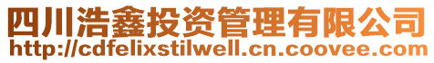 四川浩鑫投资管理有限公司