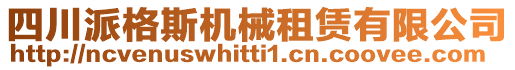 四川派格斯機械租賃有限公司