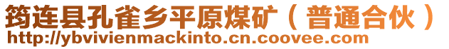 筠連縣孔雀鄉(xiāng)平原煤礦（普通合伙）