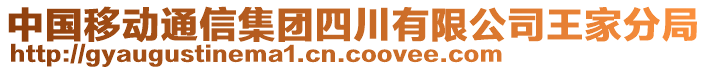 中國移動通信集團(tuán)四川有限公司王家分局