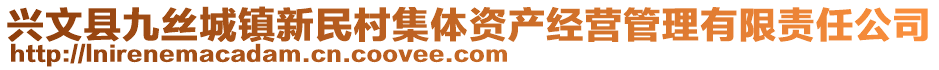 興文縣九絲城鎮(zhèn)新民村集體資產(chǎn)經(jīng)營管理有限責(zé)任公司