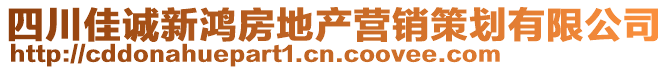 四川佳誠(chéng)新鴻房地產(chǎn)營(yíng)銷(xiāo)策劃有限公司