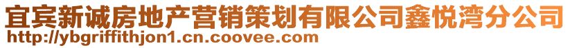 宜賓新誠(chéng)房地產(chǎn)營(yíng)銷(xiāo)策劃有限公司鑫悅灣分公司