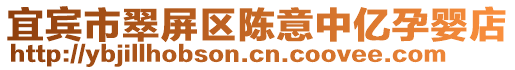 宜賓市翠屏區陳意中億孕嬰店