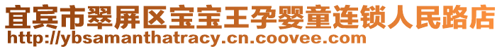 宜賓市翠屏區(qū)寶寶王孕嬰童連鎖人民路店