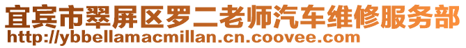 宜賓市翠屏區(qū)羅二老師汽車維修服務(wù)部