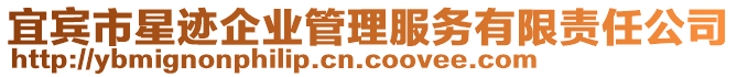 宜賓市星跡企業(yè)管理服務(wù)有限責(zé)任公司