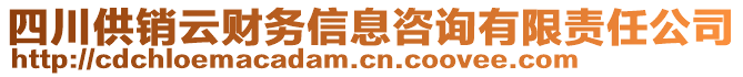 四川供銷云財(cái)務(wù)信息咨詢有限責(zé)任公司