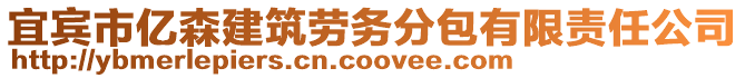 宜賓市億森建筑勞務(wù)分包有限責(zé)任公司