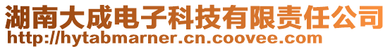 湖南大成電子科技有限責任公司