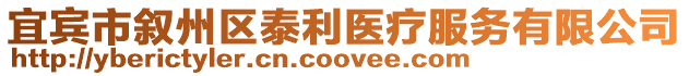 宜賓市敘州區(qū)泰利醫(yī)療服務有限公司